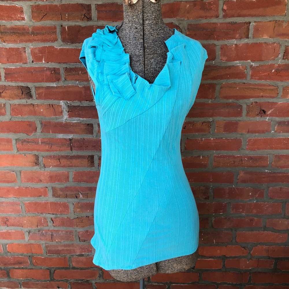 Anthropologie One September Asymmetrical Top S